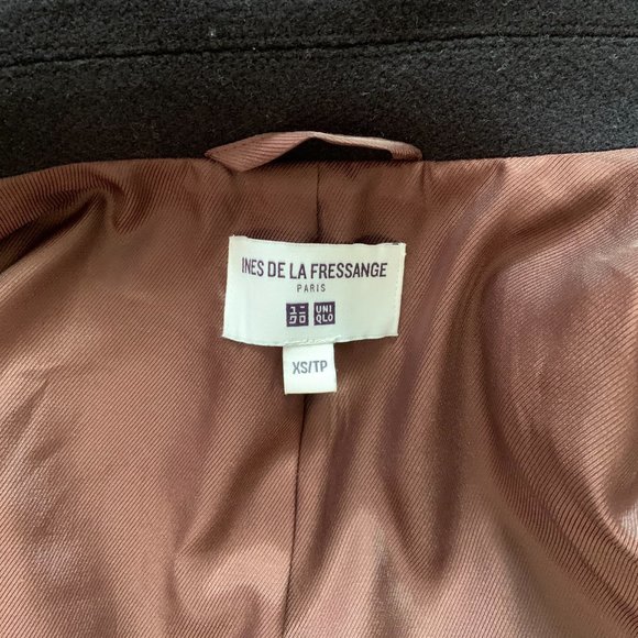 UNIQLO Navy Wool Coat - Picture 5 of 10